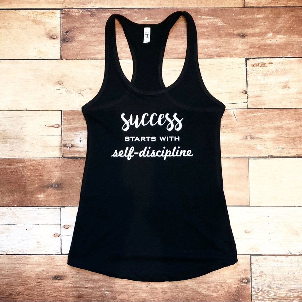 Tank success self-discipline NWOT
